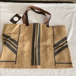 The Beach People woven Tote Bag